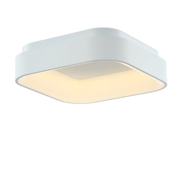 Rafael 17.7" Integrated LED Metal Flush Mount Ceiling Light - JONATHAN Y
